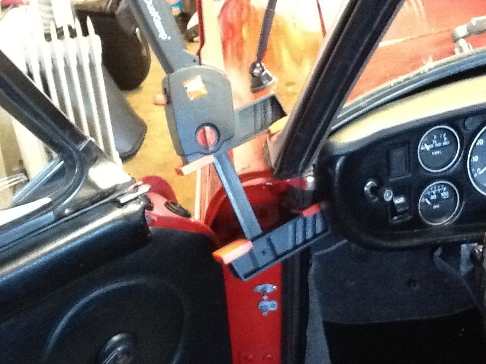 windshield frame to body install MGB & GT Forum MG Experience